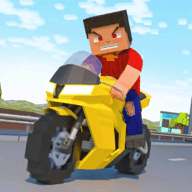 摩托积木驾驶(Blocky Bike Rider Moto Racing)_logo