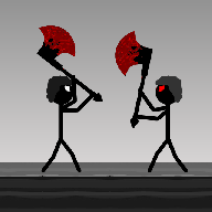 火柴人挥砍大作战Stickman and Axe_logo